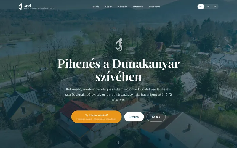 Ariel Pilismarót Vendégház – képernyőkép